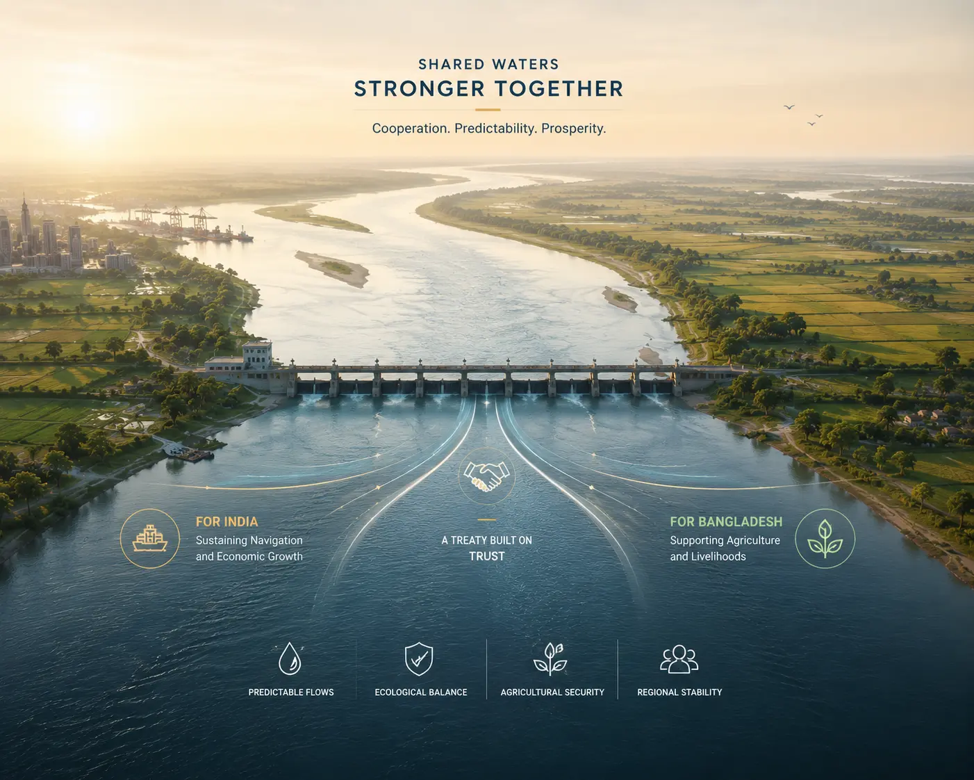 The 1996 Ganges Water Sharing Treaty — Structured Efficiency Between India and Bangladesh