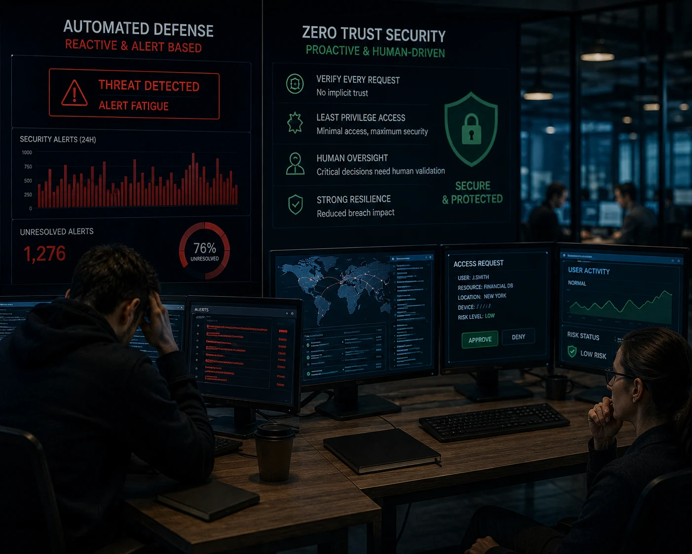 Zero Trust Architecture and Human Oversight