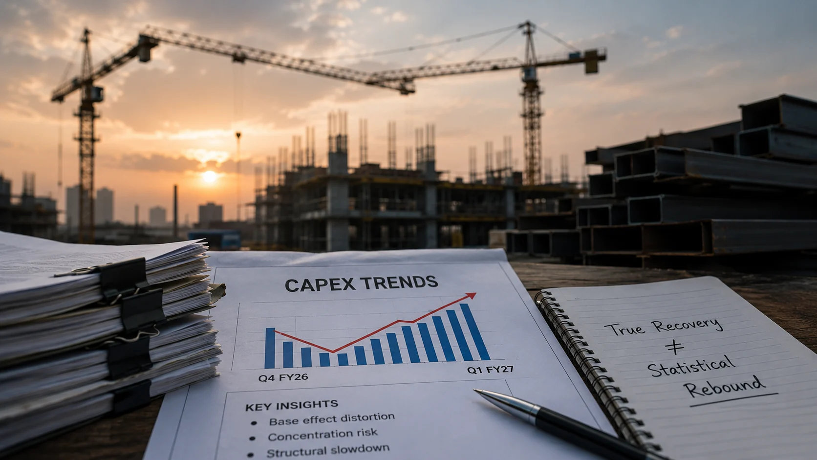 India's Private Capex 'Recovery' Is a Statistical Illusion Built on Comparing Q1 FY27 to the Government's Own Pause 2026