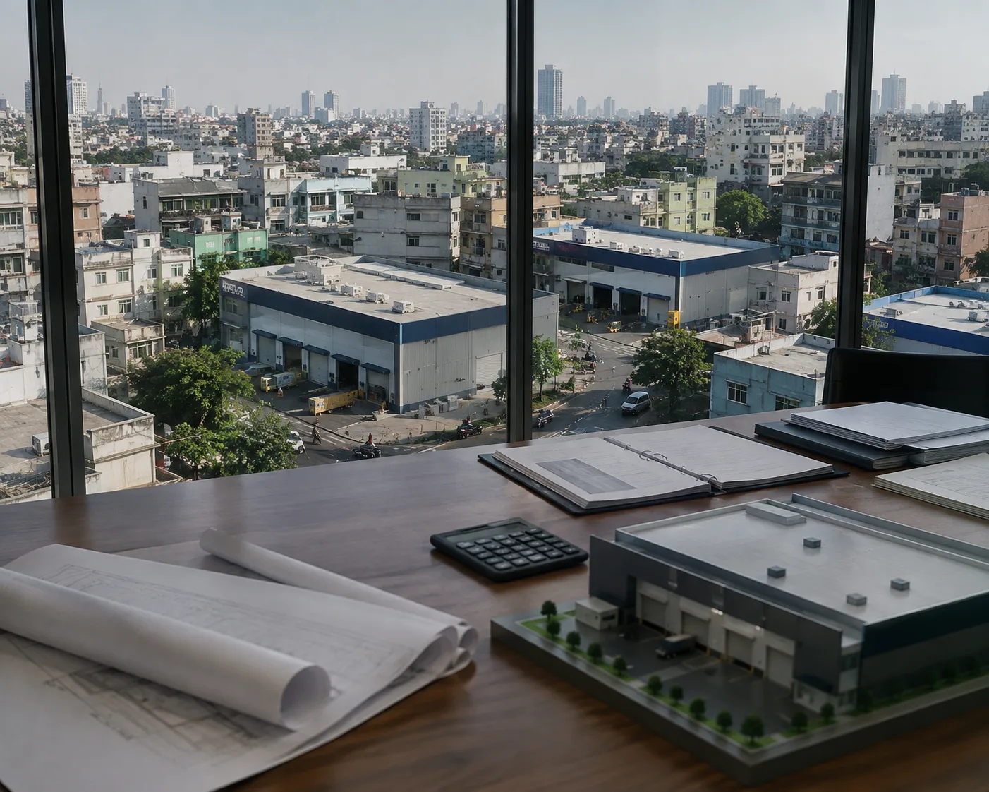 Dark store institutional real estate financing — logistics REIT and AIF capital structure 2026
