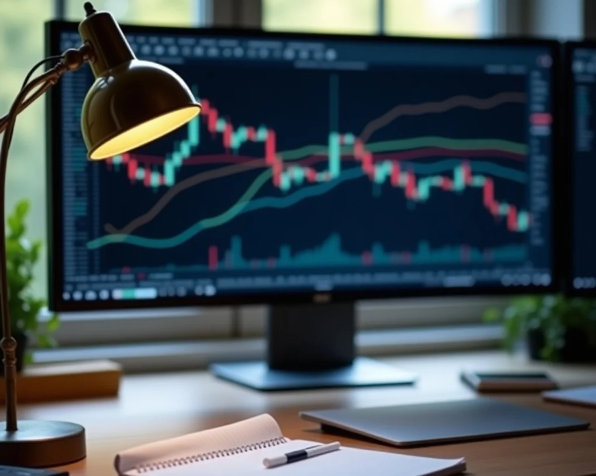 Illustration contrasting rising headline stock indices with weaker mid-cap and small-cap market segments