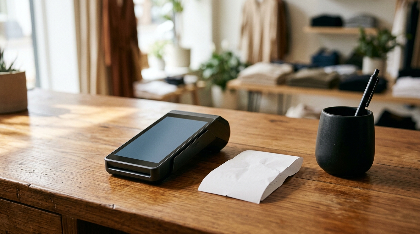 Merchant point of sale payment terminal and digital billing setup
